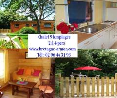 CHALET BRETAGNE 2 à 4 pers au calme  PERROS PLOUMANAC'H