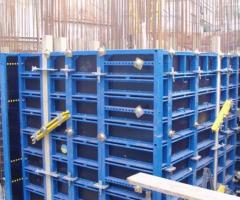 Coffrage acier: 925m², hauteur: 2,70m