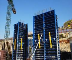 Coffrage banche acier 184m²