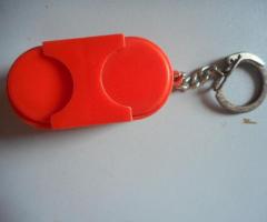 Porte clé pour jetons de caddie