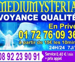 LE TOP DE LA VOYANCE AMOUR (0,40€) 0892 23 90 91