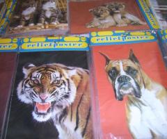 lot de  50  posters en relief neufs