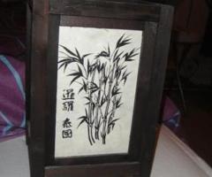 Lampe de chevet artisanal chinoise