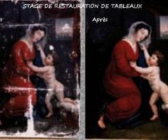 Stage de restauration de tableaux