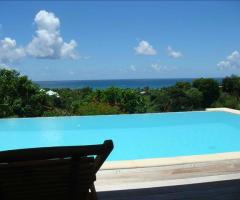 Guadeloupe, panoramique vue mer, maison archi, 300m2 - 2