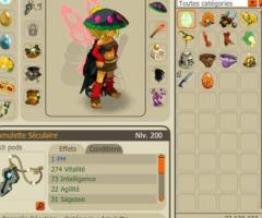 Iop, Eniripsa, Enutrof, niveau 200 sur le serveur Hécate