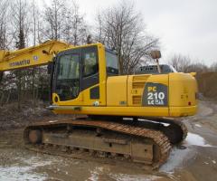 PELLE SUR CHENILLE KOMATSU PC 210 LC-8