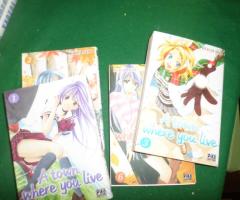 N°5- MANGAS –lot de 4 livres