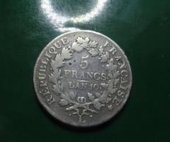 Monnaie 5 francs Union et ForceAN10L