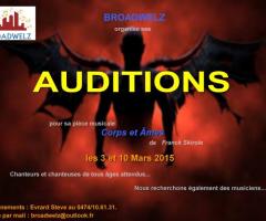 Auditions Broadwelz