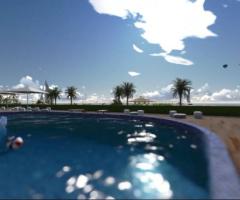 villa duplex S2 piscine jardin et plage privee a 300m