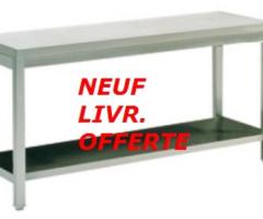 Table centrale inox