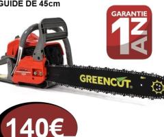 TRONCONNEUSE GREENCUT 58cm³ - 3,4cv GUIDE 45cm