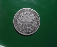 Monnaie 5 francs Ceres 1850 K