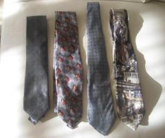 Cravates plusieurs couleurs grises - 1