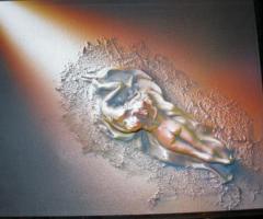 Cadre Les Nus" 44x36 en bel état.