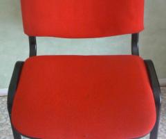 FAUTEUILS ROUGES X3