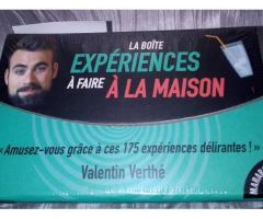 Jeu expériences à faire à la maison de valentin Verthé