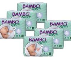 CARTON DE COUCHES BIOLOGIQUES BAMBO NATURE TAILLE 1 - NOUVEAU NEOUVEAU NE