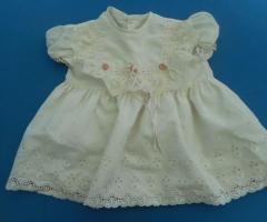 Combinaison enfant vintage coton blanc