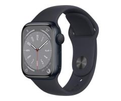 Apple Watch Series 8 (Gps) - Boîtier 41 Mm Aluminium Minuit Avec Bracelet Sport Minuit