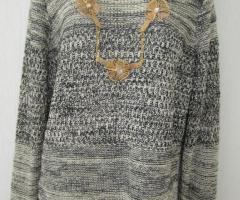 Pull gris chiné T 48