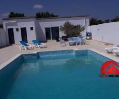 LOCATION ESTIVALE D UNE VILLA AVEC PISCINE A TEZDAINE DJERBA