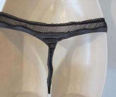 String violet et noir T 42