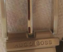 Ceinture en cuir réversible avec boucle estampillé HUGO BOSS