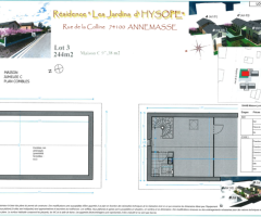 Annemasse 74100 Maison 4 pièces en VEFA mitoyenne par le garage