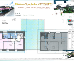 Annemasse 74100 Maison 4 pièces en VEFA mitoyenne par le garage