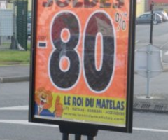 Porte affiches idéal pour commerçant