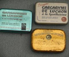 Lot de 3 boites de "Gargarisme de Luchon"