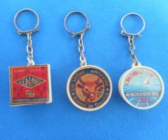 Lot de 3 porte clé théme "fromage"