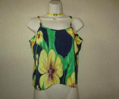 Crop top fleuri T 40/42