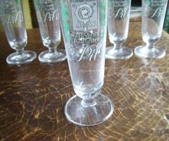 6 verres tulipes Pilsener Augustiner B