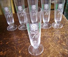 6 verres tulipes Pilsener Augustiner B